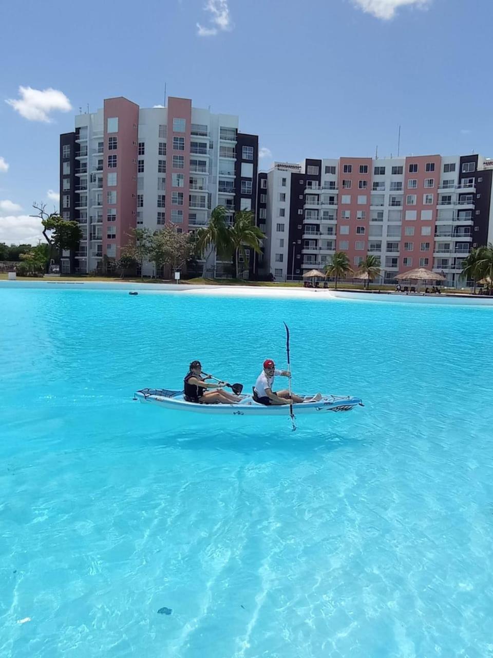 Condominio de lujo con la mejor vista Cancún Exterior foto
